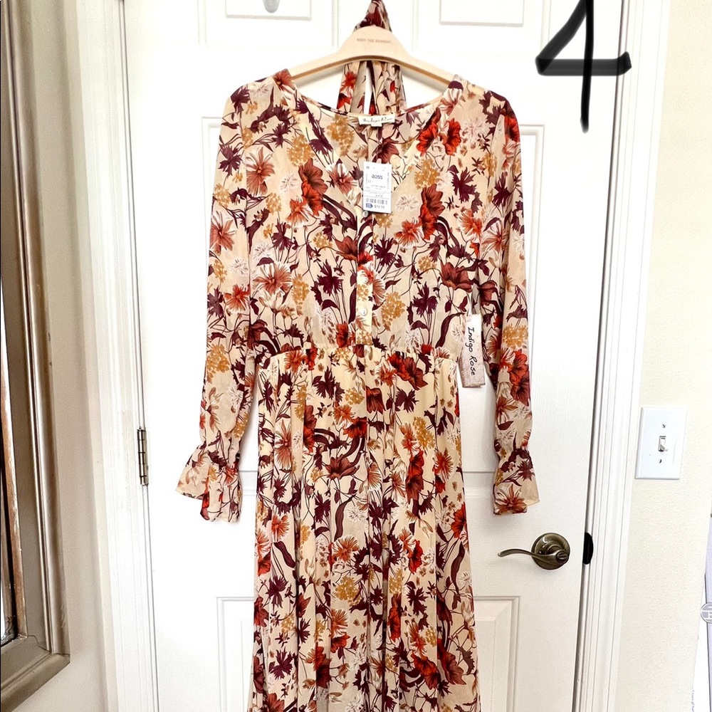 Prairie Style Midi Dress - NWT